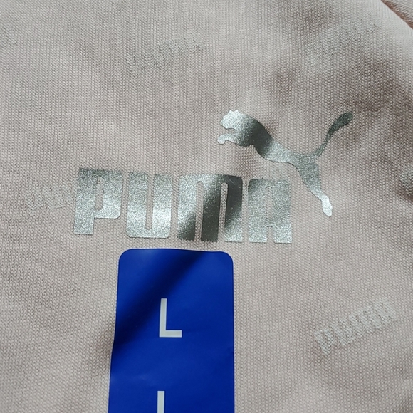 🆕️ PUMA LADIES HALF-ZIP PINK PULLOVER SWEATER - Picture 3 of 12